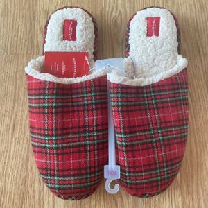 Wondershop Unisex Plain Plaid Slippers XXL
